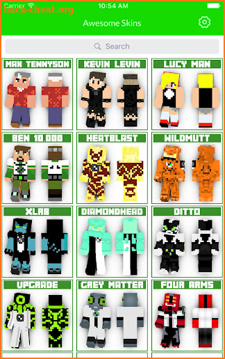 Mod BEN10 Skins MCPE 2021 screenshot