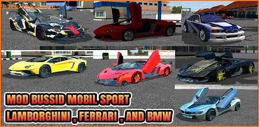 Mod Bussid Mobil Lamborghini screenshot