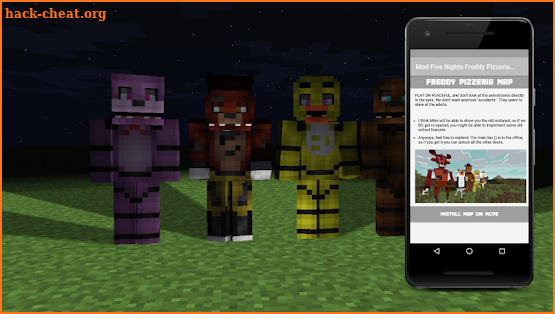 Mod Five Nights Freddys Pizzeria MCPE screenshot