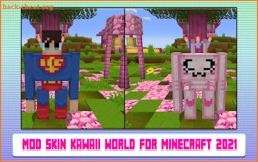 Mod Kawaii World for Minecraft 2022 screenshot