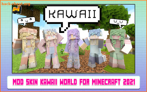 Mod Kawaii World for Minecraft 2022 screenshot