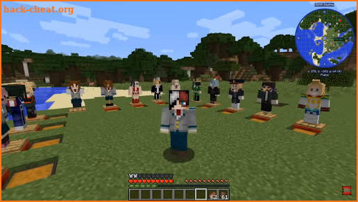 Mod My hero academia Minecraft - Boku no hero Skin screenshot