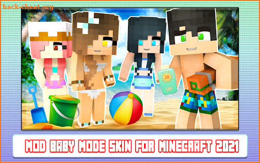 Mod Skin Baby Mode for Minecraft 2022 screenshot