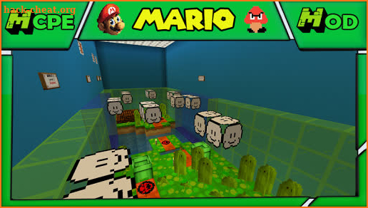 Mod super mario world Minecraft PE screenshot