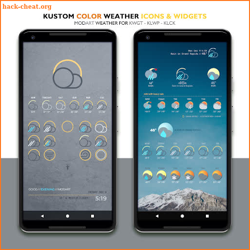 ModArt Weather for KLWP - KWGT screenshot