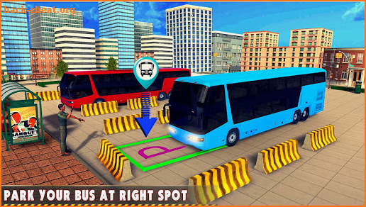 Modern Bus Drive 3D Parking new Games - Bus Games screenshot