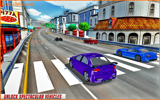 Modern Car top drift Traffic Race- free games screenshot