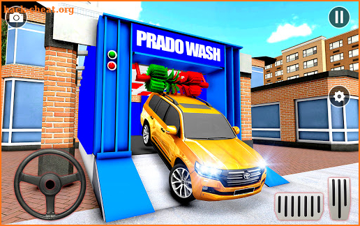 Modern Prado Car Wash Game: Free Car Games screenshot