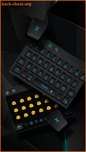 Modern Simple Black keyboard screenshot