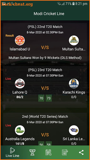 Modi Cricket Line - Fast Live Line screenshot