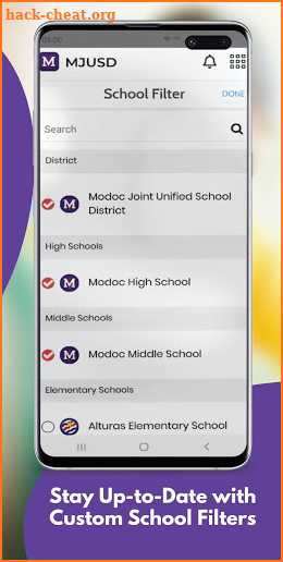 Modoc Joint Unified School District App screenshot