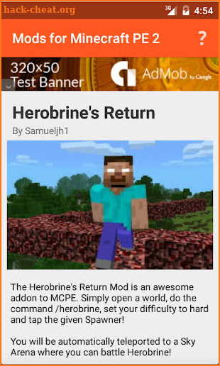 Mods for Minecraft PE 2 screenshot