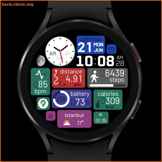 Modular Colours - Watch Face screenshot