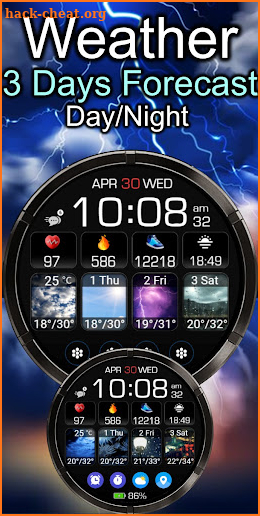 Modular Weather 3 Day Forecast screenshot