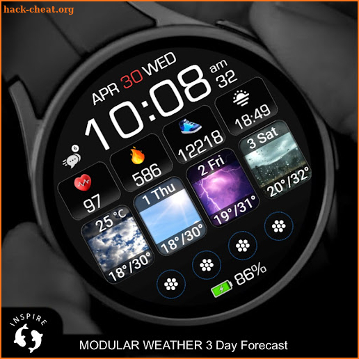 Modular Weather 3 Day Forecast screenshot