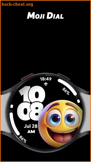 Moji Dial - Watch face screenshot