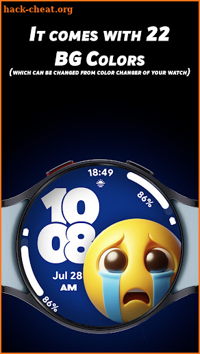 Moji Dial - Watch face screenshot