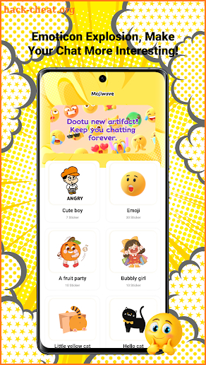 Mojiwave screenshot