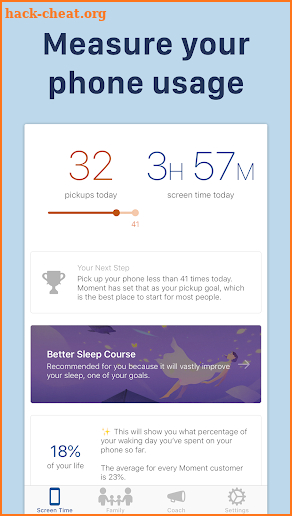 Moment – Screen Time Tracker screenshot