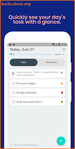 Moments: Habit tracker and ToDos screenshot