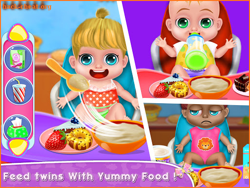 Mommy and Baby Twins Pregnancy Daycare Game screenshot