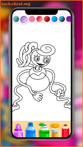 Mommy Long Legs Coloring Game screenshot