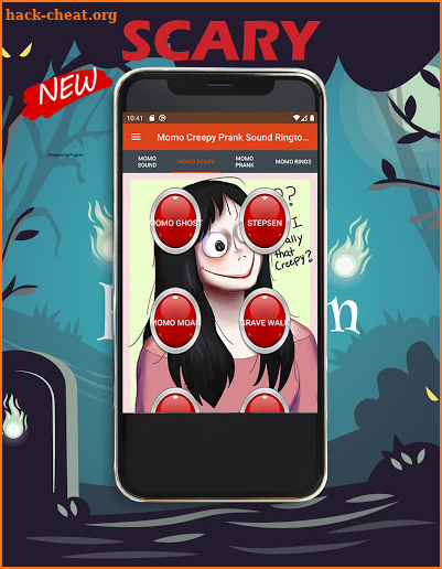 Momo Creepy Prank Sound Ringtones screenshot