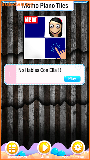 Momo Horror Piano Tiles screenshot