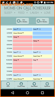 Moms on Call Scheduler screenshot