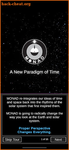 Monad Calendar Clock screenshot