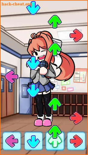 Monika Doki Club FNF Battle screenshot