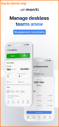 Moniti - Team Management App screenshot