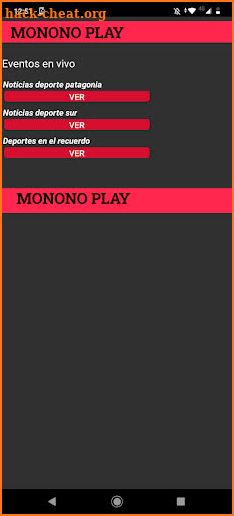 Monono Play fútbol Tv Player screenshot