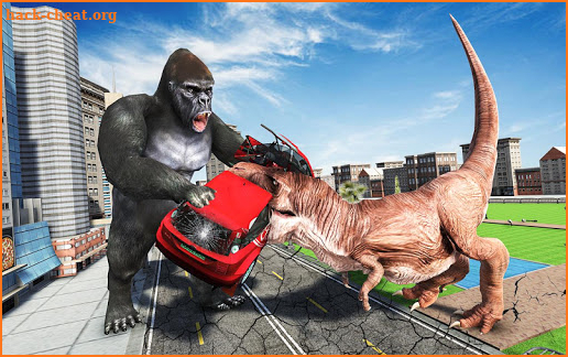 Monster Dinosaur Rampage: Angry King Kong Games screenshot