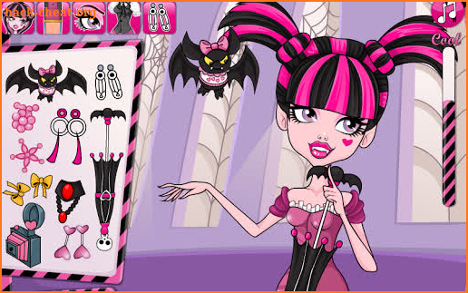 Monster Dolls Fangtastic Fashion Dress Up screenshot