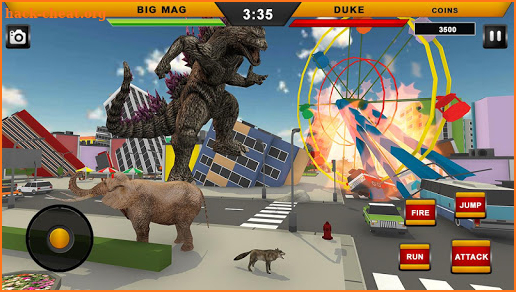 Monster Godzila : Hit And Smash City Attack screenshot