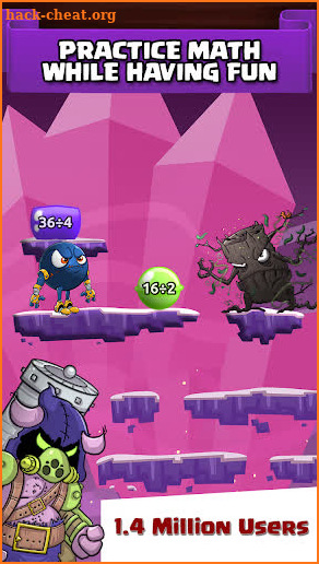 Monster Math: Math Facts Practice Game for kids screenshot