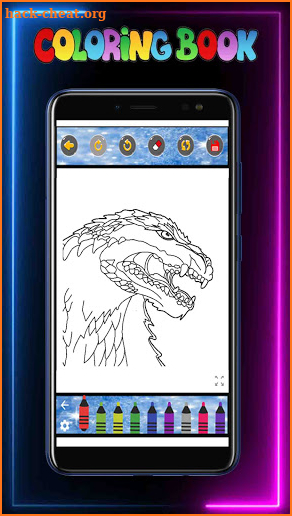 Monster of Godzilla Coloring Book screenshot