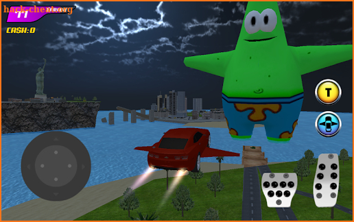 Monster Star VS Robot Fly Car screenshot