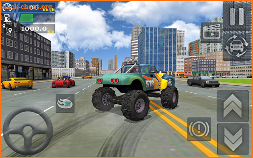 Monster Truck Stunts Driving Simulator screenshot