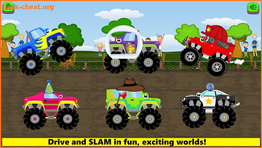 Monster Trucks Games For Kids & Toddlers Ages 2+ screenshot