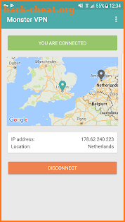 MonsterVPN screenshot