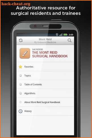 Mont Reid Surgical Handbook screenshot