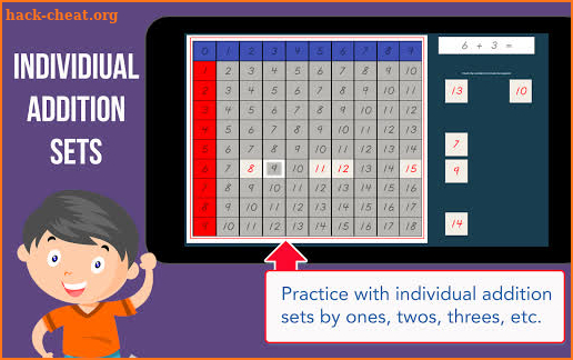 Montessori Addition Charts - F screenshot