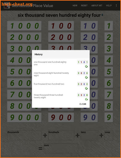 Montessori Place Value screenshot