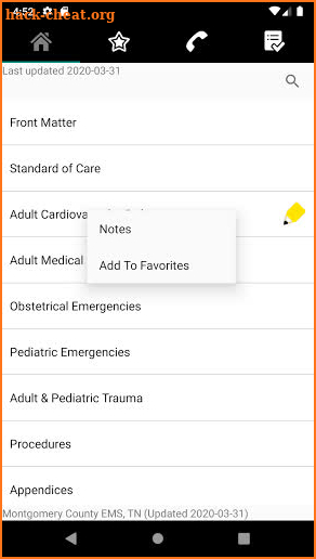 Montgomery County EMS screenshot