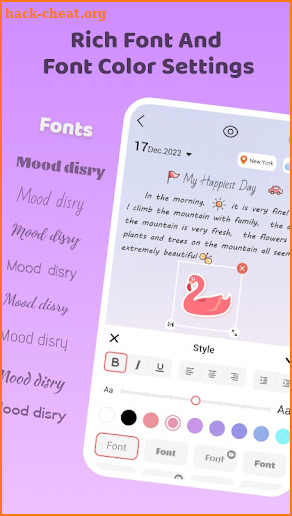 Mood Diary - Diary With Lock screenshot