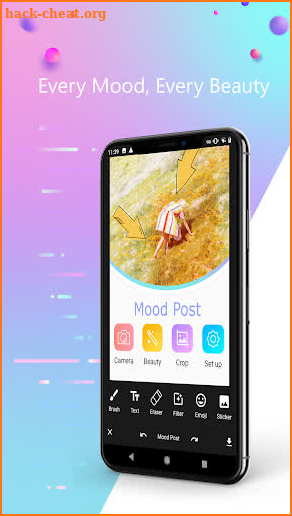 Mood Post - Photo Editor and Selfie Camera screenshot