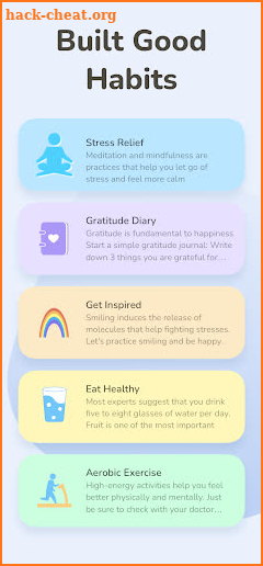 Mood Tracker Self-Care Balance screenshot