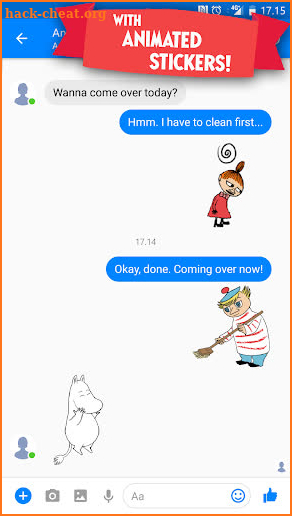 Moomin Sticker App screenshot